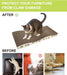 Cat Scratching Board, Corrugate Cat Scratcher for Indoor Cats with Catnip, Cat Scratch Pad with Premium Scratch Textures Design, Cardboard Cat Scratcher with Double-Sided Usability (Pack of 2)