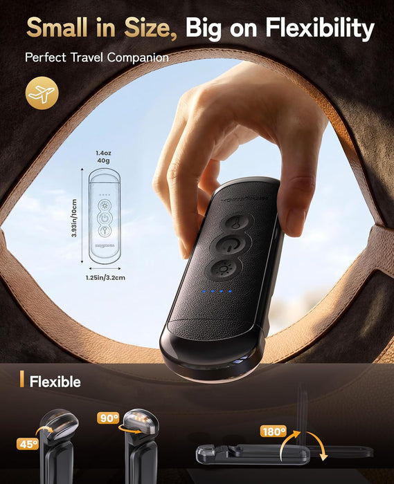 Rechargeable Book Light,Clip-On Reading Light for Books in Bed