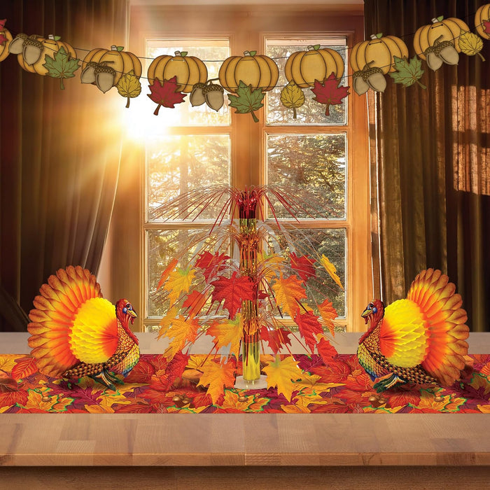 12-inch Tissue Turkey Centerpiece; 3/Pack99066