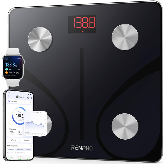 Smart Scale for Body Weight, BMI & Body Fat, 13 Metrics, Elis 1