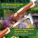 Garden Tool Set,10 Pcs Heavy Duty Gardening Hand Tool Kit for Women Aluminum with Non Slip Ergonomic Handle, Storage Tot