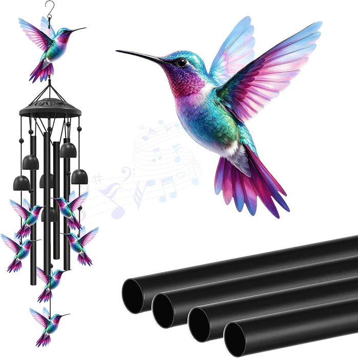 Hummingbird Wind Chimes for Outside,Yard Decor,Hummingbird Gifts for Women