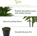 48 in Artificial Dracaena Real Touch Plant with Pot