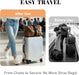 2 Pack Multi Use Strong Adjustable Luggage Connector Straps for Suitcases
