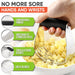 Medium Dough Blender Hand Tool - Durable Pastry Cutter - Black