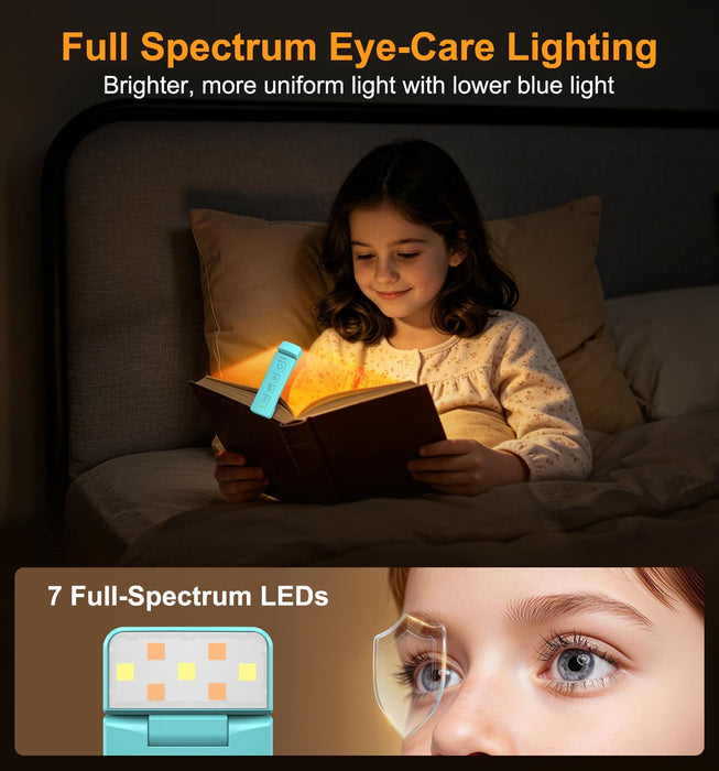2026 Gen 2 Rechargeable Book Light,2-in-1 Reading Light & Flashlight
