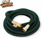 with 8 Function Nozzle, 50FT - Lightweight Expandable Garden Hose, No-Kink Flexibility, 3/4 Inch Solid Brass Fittings an