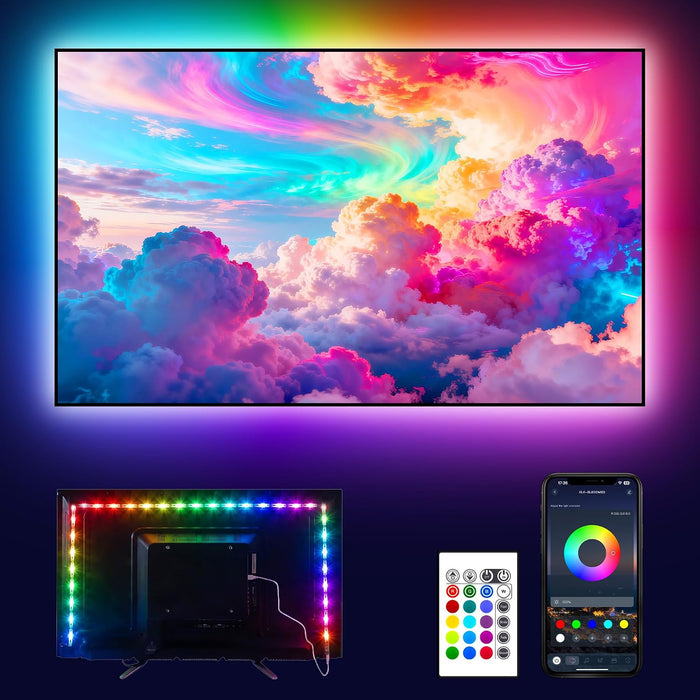 TV LED Backlight for 40-60 Inch TV, 8.2ft LED Lights