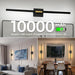 Battery Operated Wall Sconces Set of 2, 10000mAh, Black