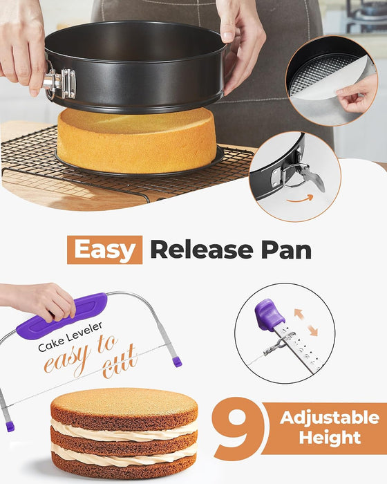 700 Cake Decorating Kit Baking Supplies Tools for Beginners & Pros