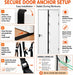 Resistance Bands Set with Handles and Door Anchor for Full Body Workout