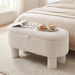 Corduroy Storage Bench with Hidden Compartment