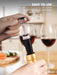 Rechargeable Electric Wine Gift Set - Aerator, Vacuum Stoppers, Foil Cutter and Bottle Opener for Home Bar and Outdoor Parties