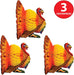 12-inch Tissue Turkey Centerpiece; 3/Pack99066