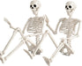 2 Pack 36" Halloween Skeleton Decorations,Human Bones for Halloween Party with Movable Joints,for Haunted Houses, Front Lawn, Graveyard Props
