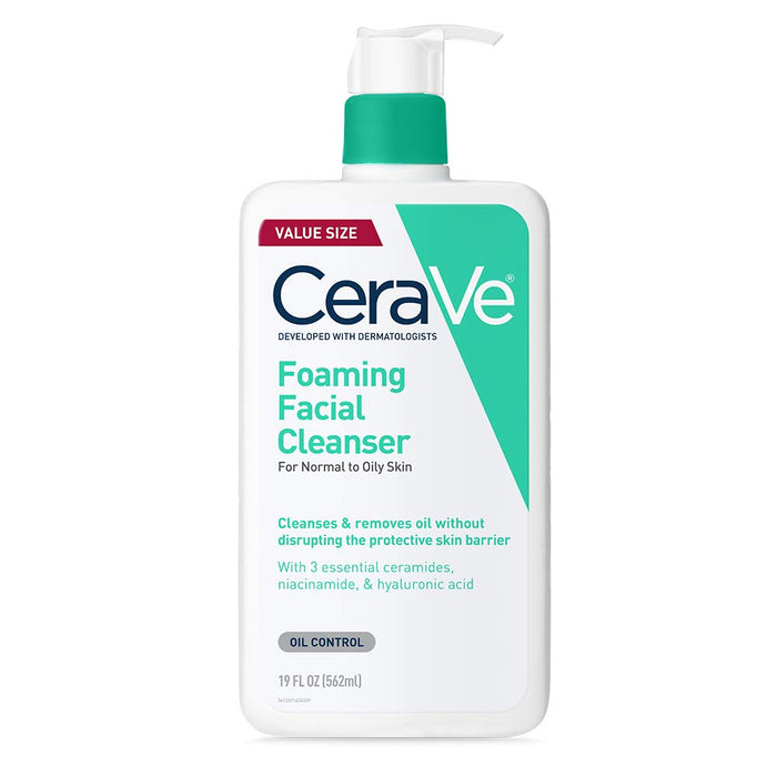 Foaming Facial Cleanser, Face Wash for Oily Skin, 19oz