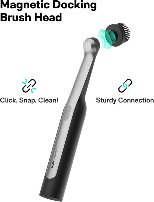 Wand™ Cordless Spin Scrubber, Electric Grout Brush, 12 Brush Heads