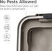 Airtight Rolling Pet Food Storage Container with Scoop