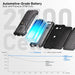 Solar Power Bank 20000 mAh Built-in 3 Cables Wireless Charger