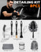8PCS Car Interior Detailing Kit, Gifts for Men
