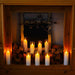 Pure White Acrylic Flameless Candles, LED Candles, Battery Operated Candles with Remote Control and Timer, Fake Electric Candle, Wedding, Home Decor, Set of 9