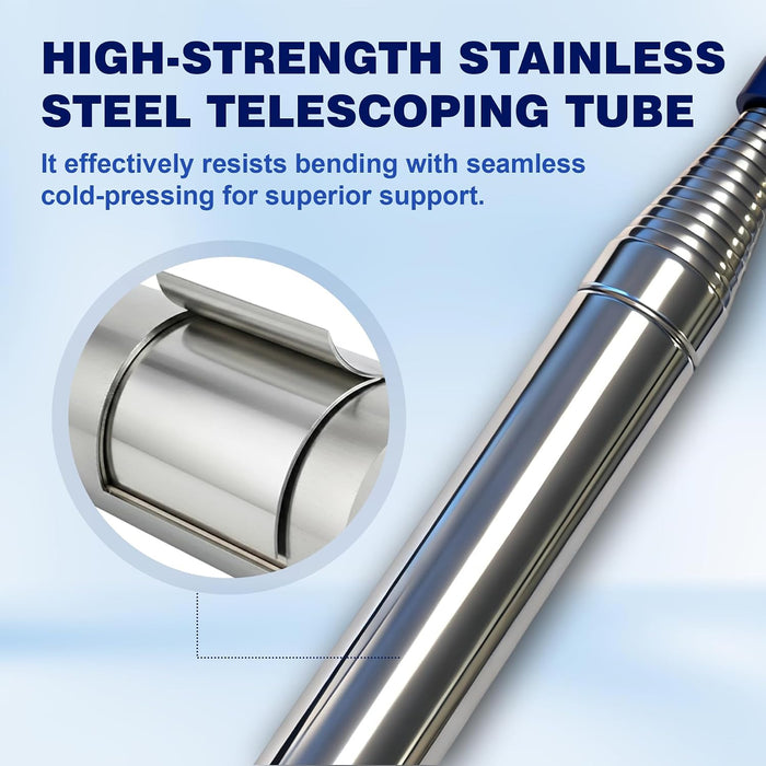 Golf Ball Retriever Telescopic for Water, 9/12/15/20Ft GolfBall Grabber Tool, Golf Accessories Gifts for Men, Women & Go