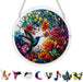Acrylic Jigsaw Puzzle Suncatcher, Stained Glass Window Hanging DIY Puzzle for Adults, Unique Mother's Day Birthday Gift for Women Mom Decor Lovers