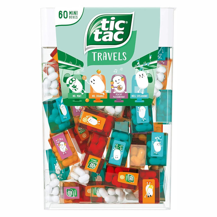 Box with 60 Mini Boxes (Mint, Orange, Spearmint, Peach and Passion fruit) 234g by