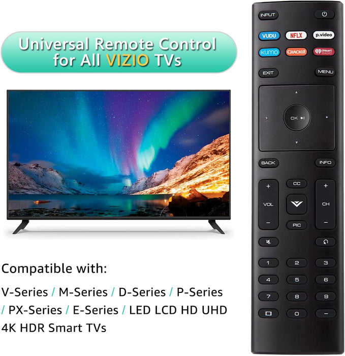 Universal for VIZIO Smart TV Remote Control Replacement XRT136