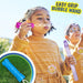 Sunny Days Entertainment  4oz Bubble Wands – 6 Pack Bubble Wand Toy | Summer Fun, Outdoor Birthday Party Favors for Kids, 101799 Blue