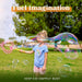 Big Bubble Wands Set Bulk for Kids Summer Outdoor Toy Game Activity Party Favors, 18 Pcs Giant Bubble Maker with Tray, 1