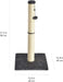 Cat Scratching Post for Indoor Cats & Kittens, Medium (31.5"H), Cat Furniture with Dangling Ball Toy, Grey