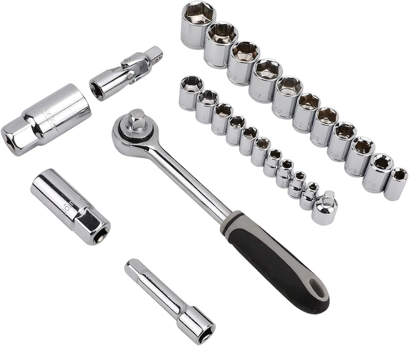 131-Piece General Household Hand Tool Set with Storage Case for Home Repair, Portable