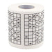Sudoku Game Toilet Paper, Office and Home Puzzle Roll Paper, Home Creative Fun Toilet Paper, Wood Pulp Toilet Paper