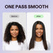Steam Hair Straightener Steam Sesh for Less Heat Damage, Flat Iron