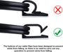 120PCS 5/8” Black Adhesive Cable Wire Wall Light Clips, Cord Holder