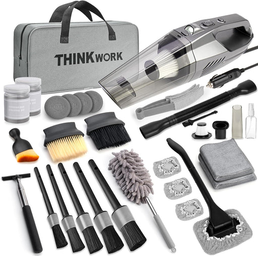 Car Cleaning Kit with High Power Vacuum,31PCS Car Detailing Kit