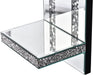 Mirrored Wall Candle Sconces Holder Set of 2, Wall Decor Living Room
