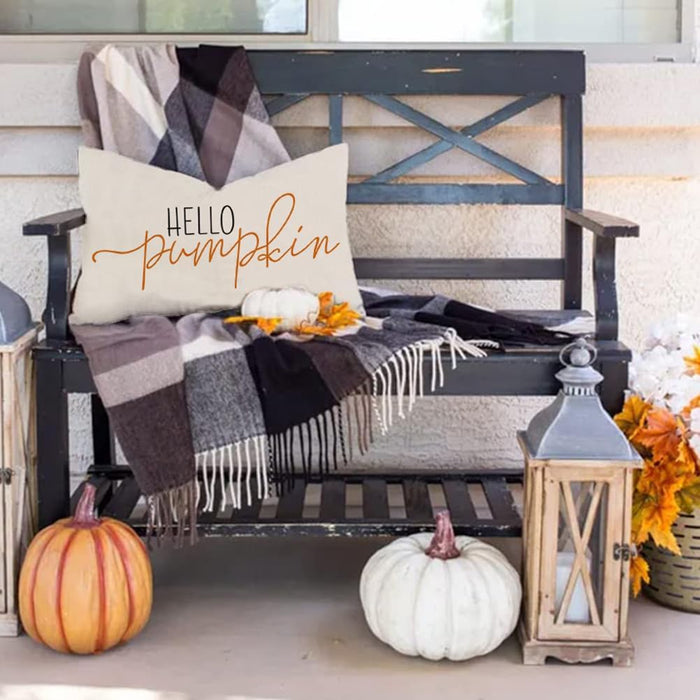 Fall Pillow Covers 12x20 Pumpkin Decor Fall Decorations for Home