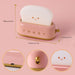 Red LED Night Light Rechargeable and Portable Light with Timer Cute Toast Bread Lamp Desk Decor Toaster Lamp Kawaii Christmas Ideas for Baby Kids Girls Teens Teenages