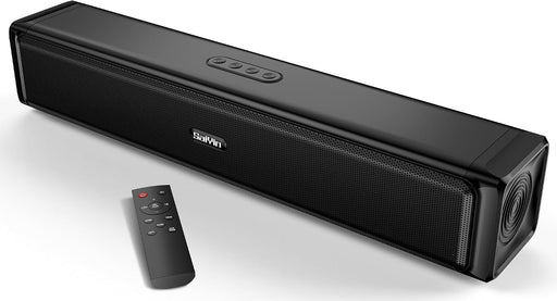 Sound Bar,Soundbar for TV with 4 Powerful Speakers,Surround Sound System for TV,17 inch Soundbar with Bluetooth/HDMI-ARC