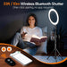 10" Ring Light with 55" Extendable Tripod Stands and Phone Holder