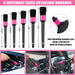Windshield Cleaner Tool, 17Pcs Car Interior Detailing Kit, Detailing Brush, Towels, Duster, Car Cleaning Kit Interior fo