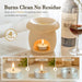 Tea Lights Candles 80 Pack, 4 Hour Palm Wax Tealights