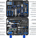 259-Piece Tool Kit, General Household Hand Tool Set, Blue