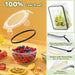 40 PCS Food Storage Containers with Lids Airtight (20 Lids &20 Containers) - Leakproof Meal-Prep Containers for Kitchen 
