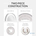 Circular LED Vanity Mirror - Front Lit Rounded Mirror for Bedroom, Bathroom or Shower - anti Fog & Wall-Mounted - Modern Home Decor - 44" Wide X 44" Tall