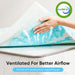 2 Inch Twin Cooling Gel Infused Memory Foam Mattress Topper, Bed Pad