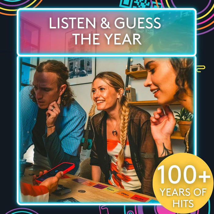Hitster - The Music Fun Party Quiz Card Game, 2-10 Players - 300 Plus Iconic Music Hits - Great for Adult and Family Game Night