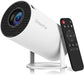 Mini Projector with WiFi 6 Bluetooth 5.4，180° Rotatable Video Projector